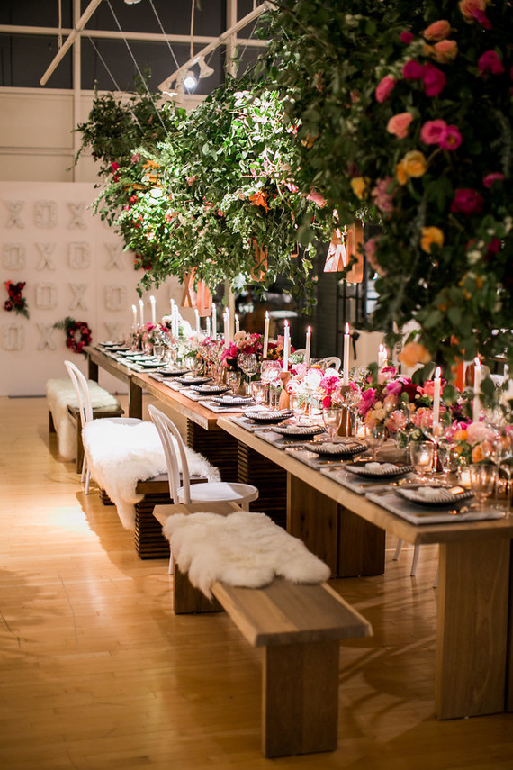 Valentines inspired dinner party