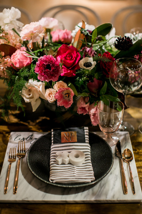 Valentines inspired dinner party