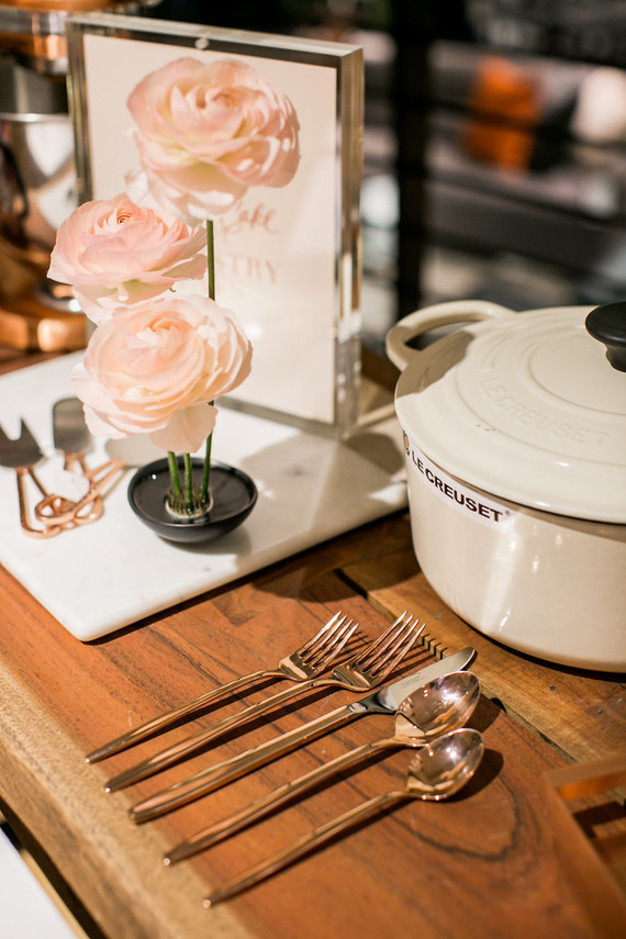 Crate and Barrel wedding registry event Inspiration