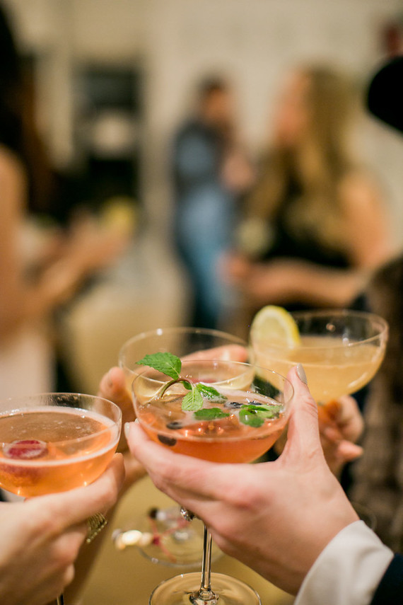 Dinner party cocktails