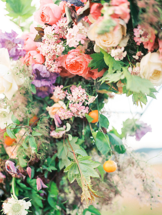 Romantic wedding flowers