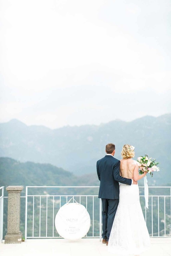 Amalfi coast wedding at Hotel Caruso