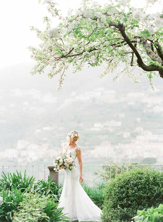 Romantic bridal portrait