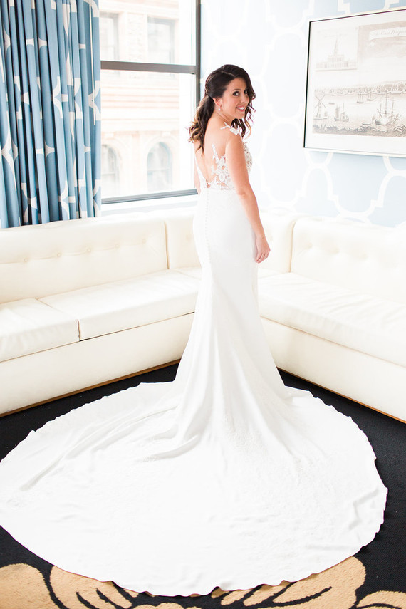 Pronovias wedding gown