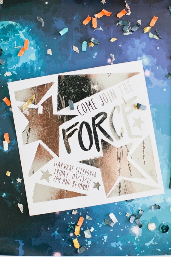 star wars party invite Inspiration