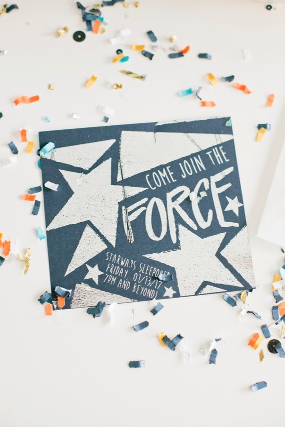 star wars party invite Inspiration