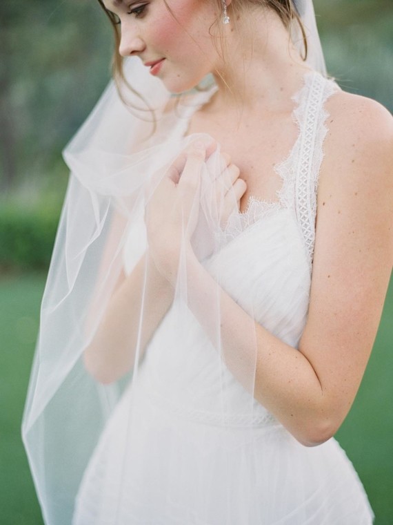 Romantic bridal portrait