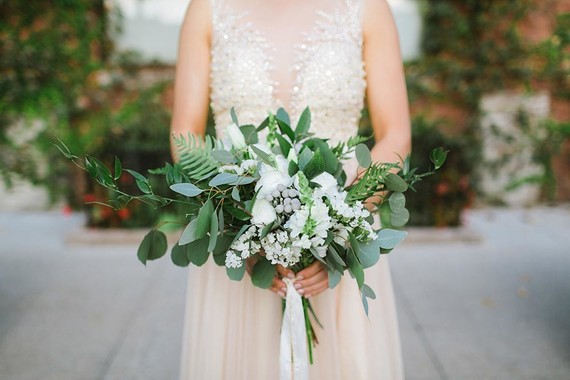 DIY bridal bouquet