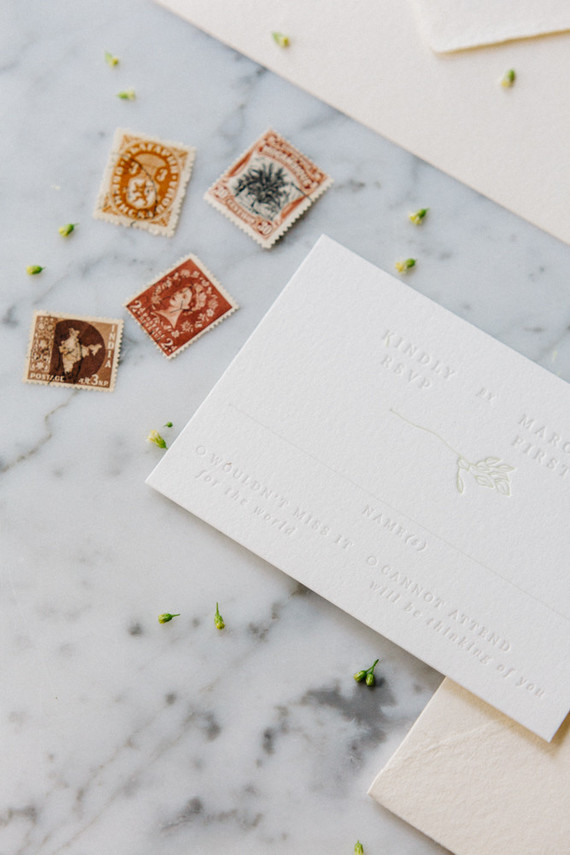 Elegant wedding invitations