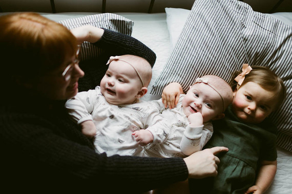 twin family photos