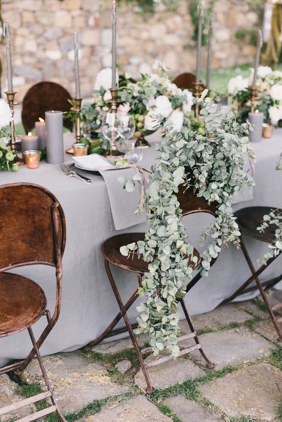 Eucalyptus covered chair