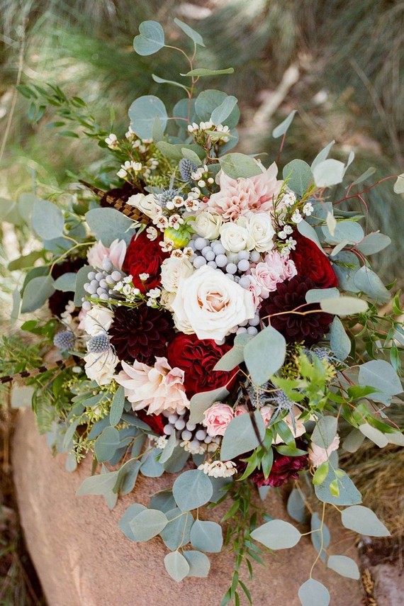 Rustic bridal bouquet
