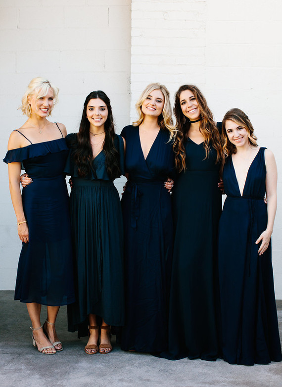 Navy bridesmaids Inspiration