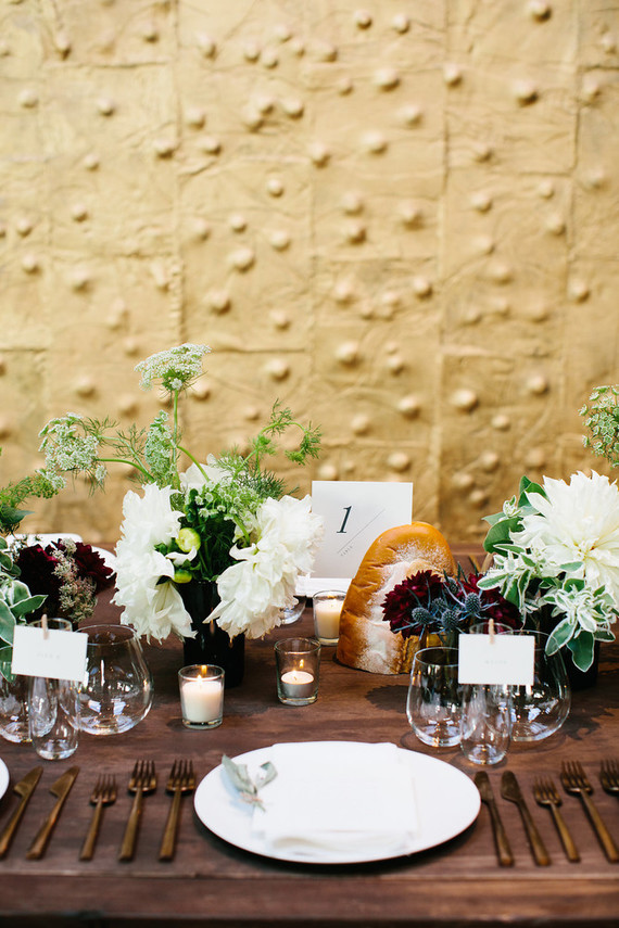 White place setting