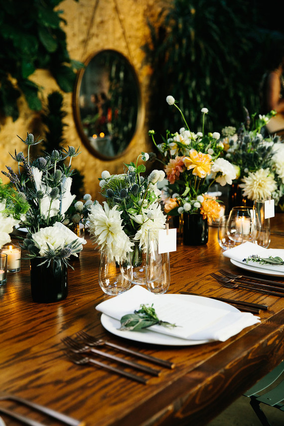 White place setting