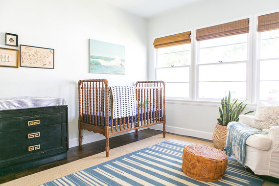 Modern vintage boy's nursery