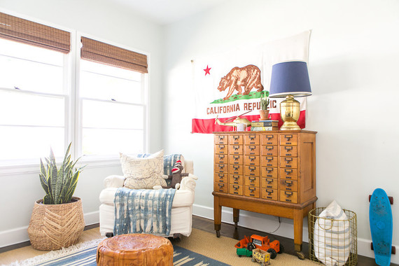 Modern vintage boy's nursery