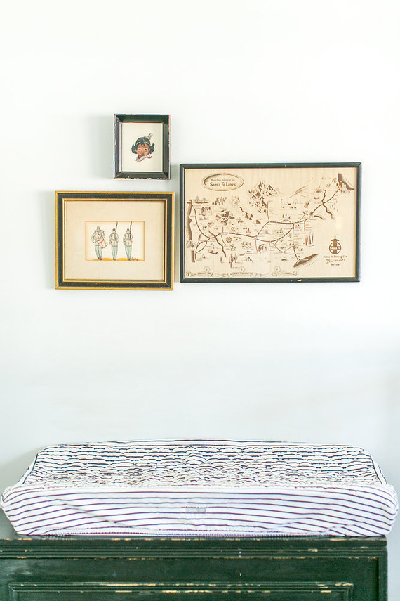 Modern vintage boy's nursery