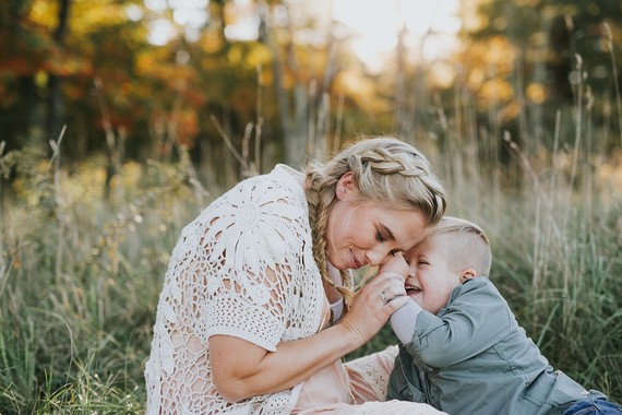 Rustic family maternity photos