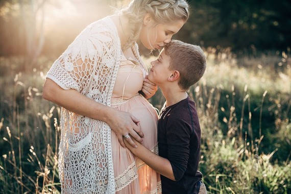 Rustic family maternity photos