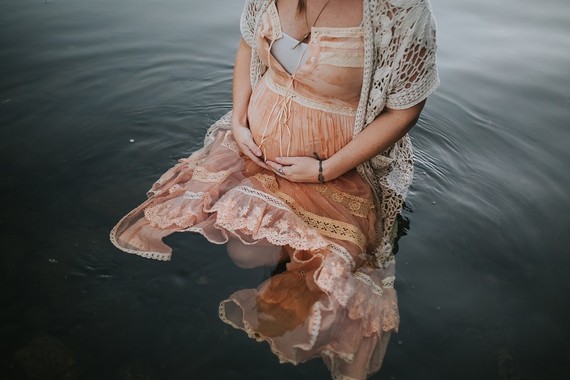 Rustic family maternity photos
