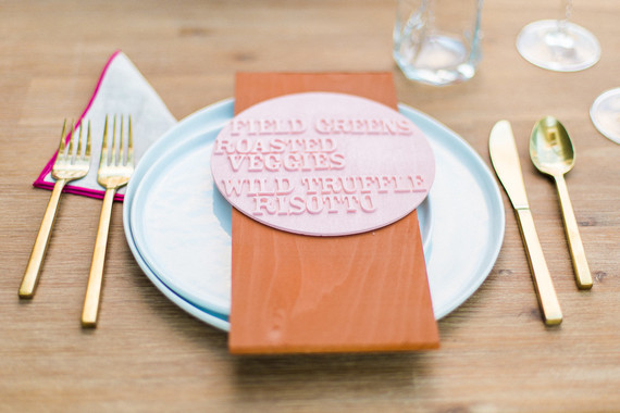 Modern place setting Inspiration