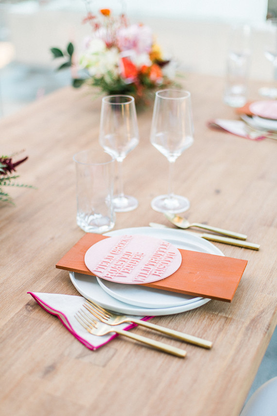 Modern place setting Inspiration