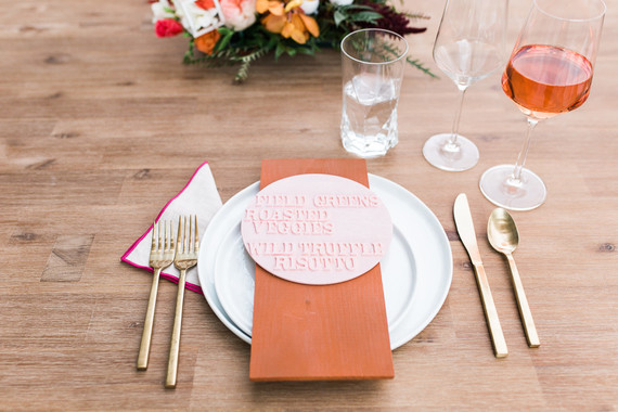 Modern place setting Inspiration