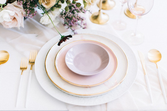 Valentine's Day place setting