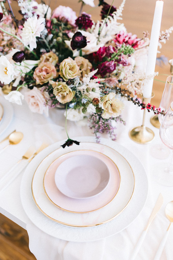 Valentine's Day tablescape