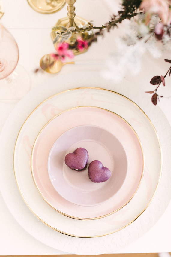 Valentine's Day place setting