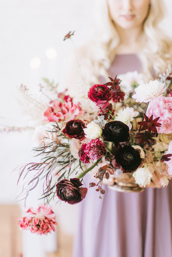 Romantic wedding flowers