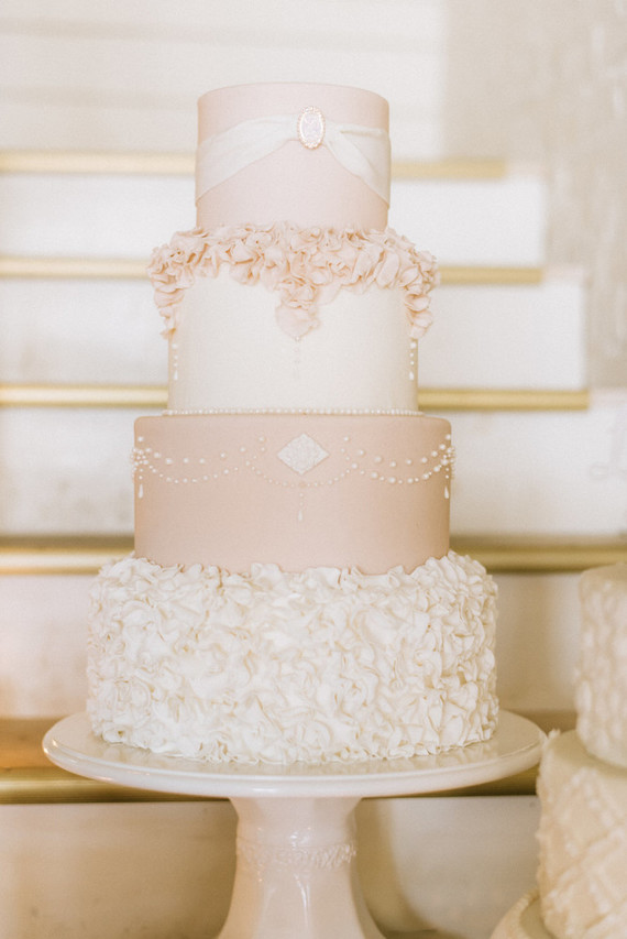 Valentine's Day wedding cake