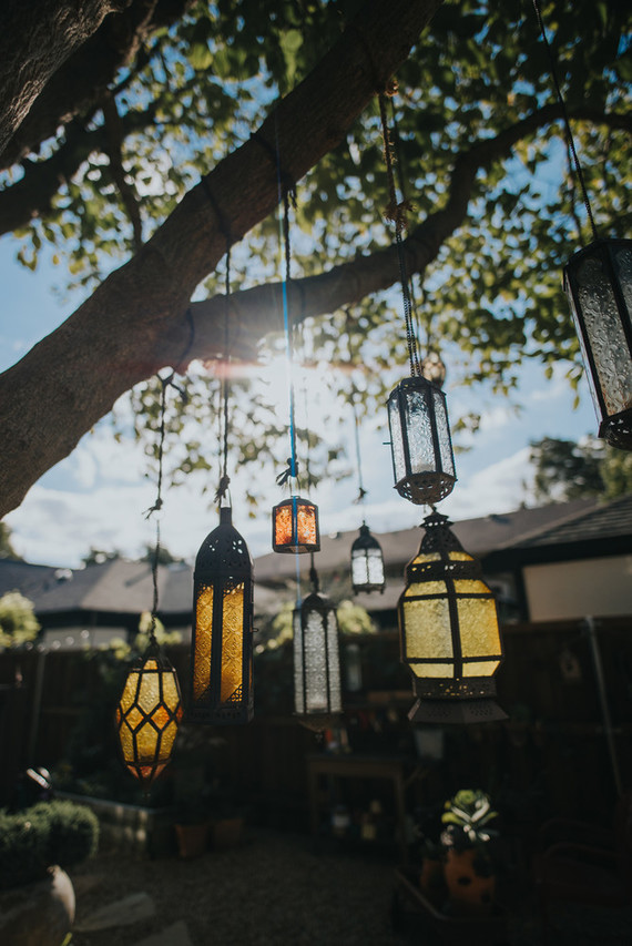 Hanging lanterns