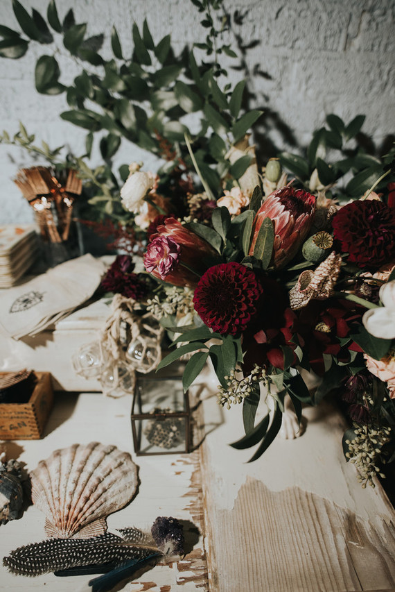 Fall wedding flowers