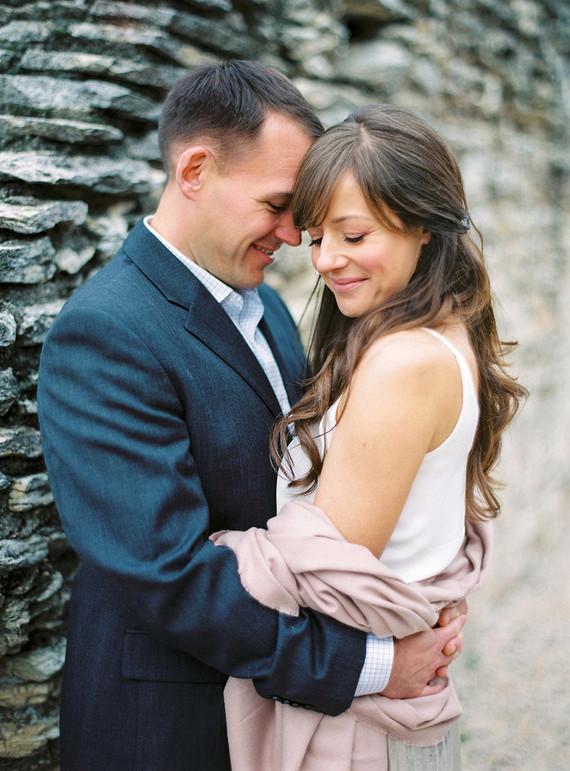 Winter family photos in Italy