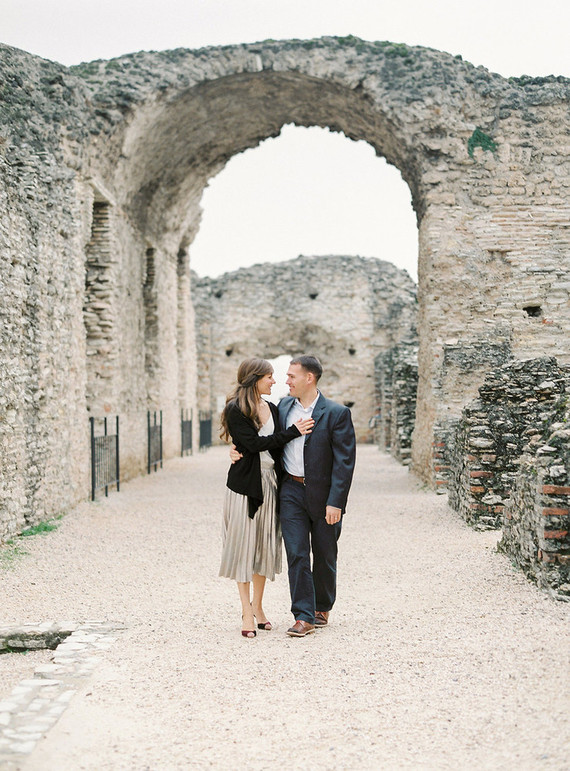 Winter family photos in Italy