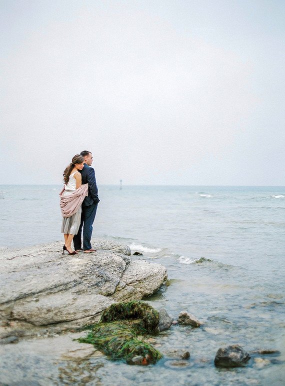 Winter family photos in Italy
