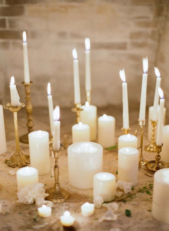Wedding candles Inspiration