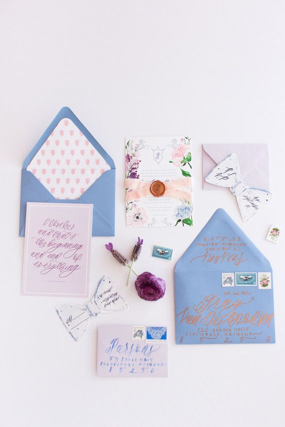 Wedding invitation suite