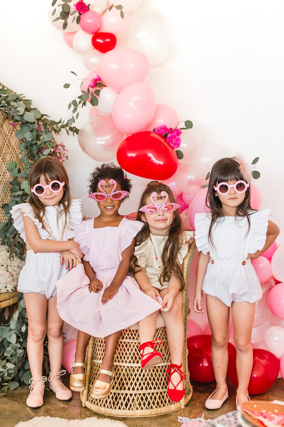 Little girls Valentine's party Inspiration