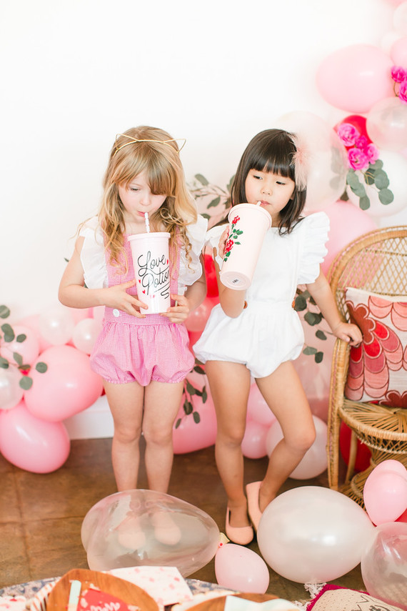 Little girls Valentine's party