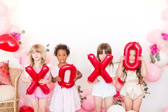 Little girls Valentine's party Inspiration