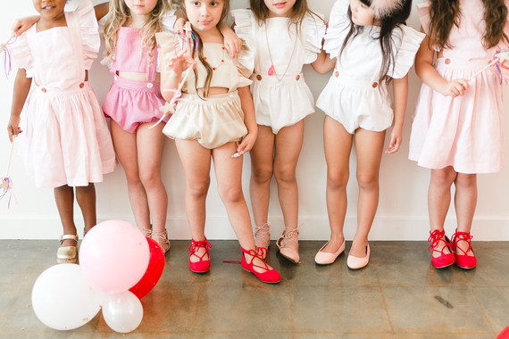 Little girls Valentine's party Inspiration