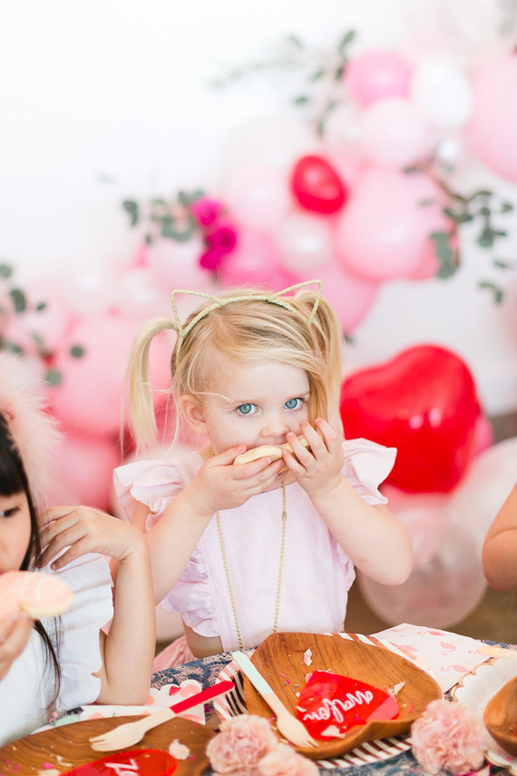 Little girls Valentine's party Inspiration