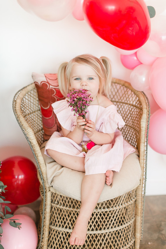 Little girls Valentine's party Inspiration