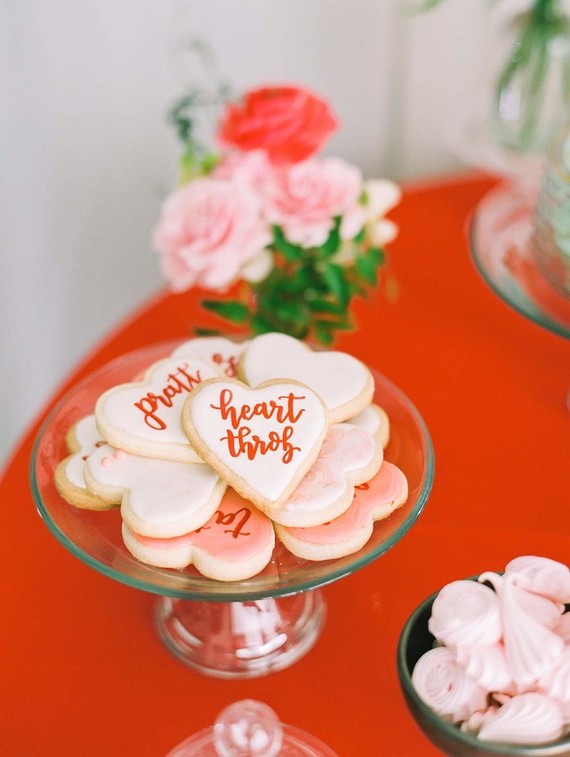 Valentine's Day heart cookies