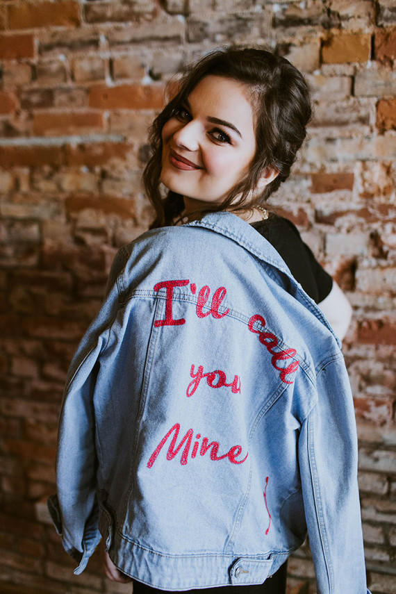 Embroidered denim jacket