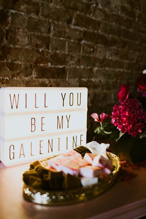 Galentine's Day signage
