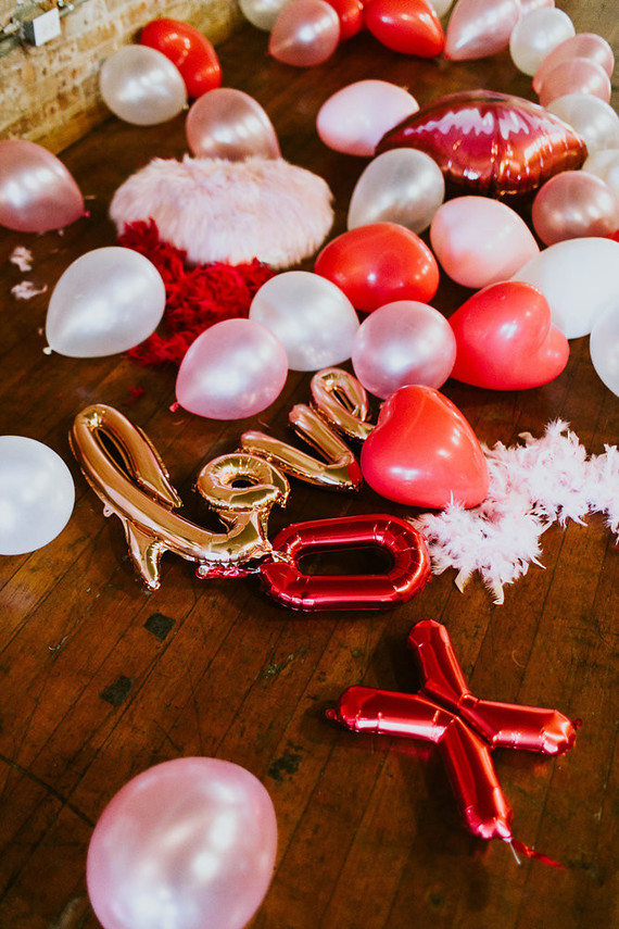 Valentine's Day balloons Inspiration